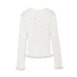 Long sleeved round neck top