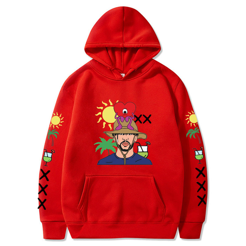 Womens un verano sin ti around body bunny hoodie