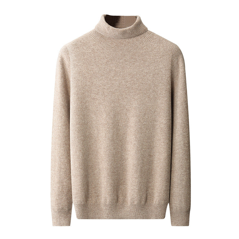 Pull homme à col montant