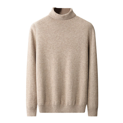 Pull homme à col montant