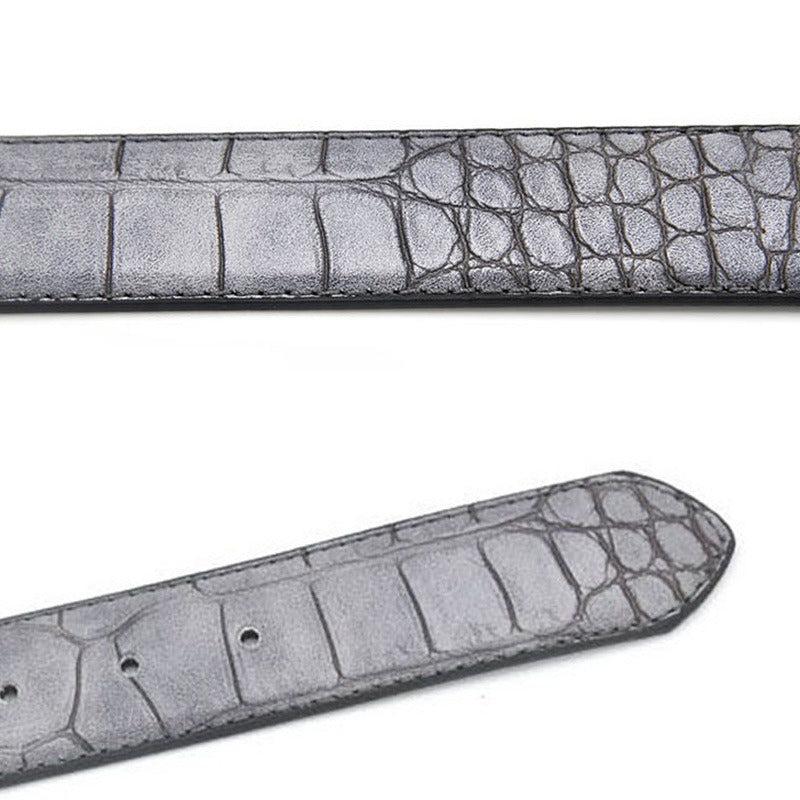 Men's Pu leather pin buckle belts