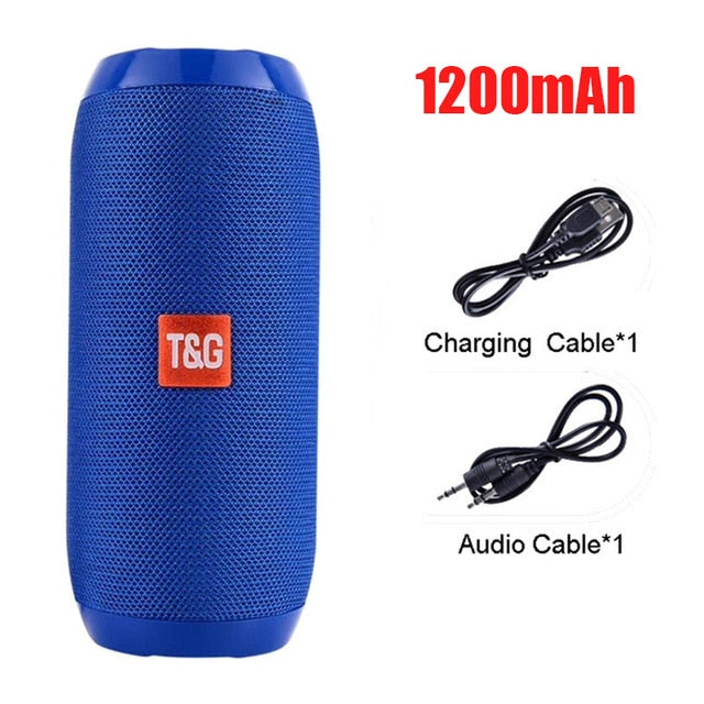 YABA Portable Bluetooth Speaker with 3D Stereo Sound