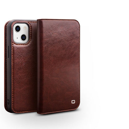 Leather flip protective phone case