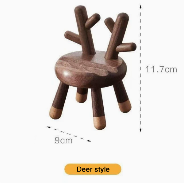 Wooden Deer Antler Phone Holder