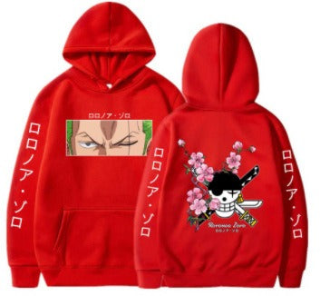 Blade Flame Pillar casual pullover hoodie