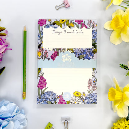 COTTAGE GARDEN A5 LIST NOTEPAD