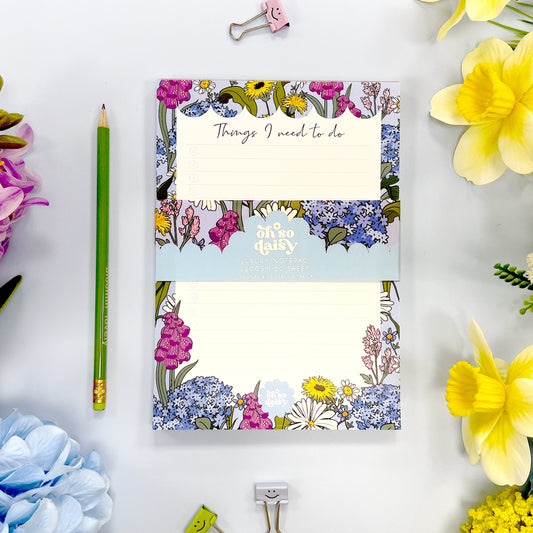 COTTAGE GARDEN A5 LIST NOTEPAD