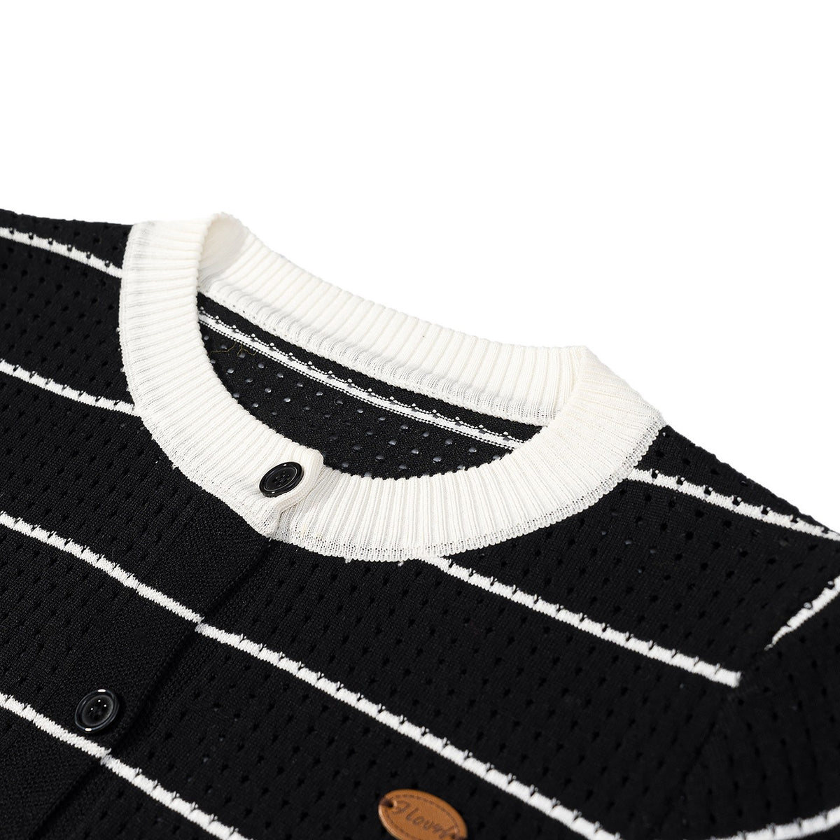 Women's Contrast Stripe Cardigan Sweater
