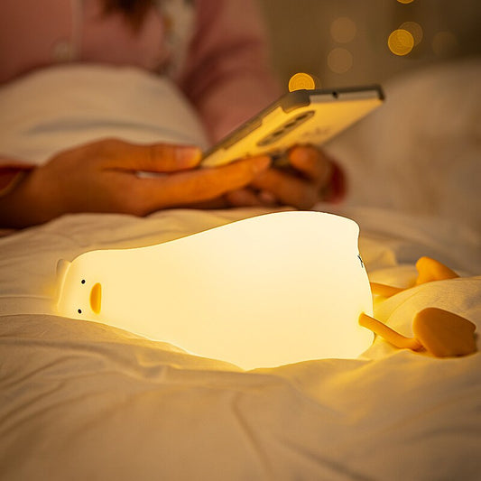 Duck Animal Silicone LED Night Light for Kids