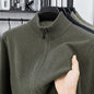 Wool Cardigan for Men, Knitted Sweater Coat, Casual Mid-Aged Men's Outerwear