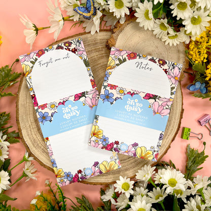 SHE’S A WILDFLOWER DL SHOPPING LIST NOTEPAD