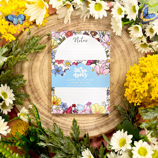 SHE’S A WILDFLOWER A6 NOTEPAD