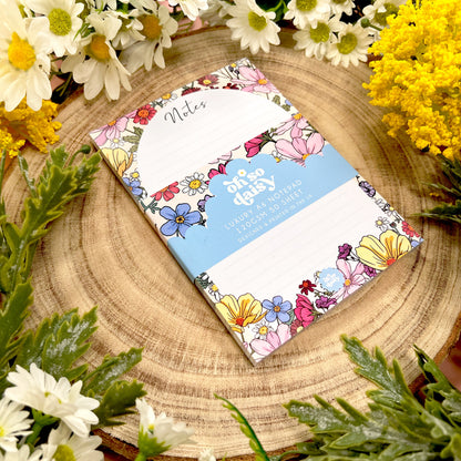 SHE’S A WILDFLOWER A6 NOTEPAD