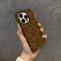 Leopard print phone case