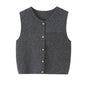 knitted sweater women's vest