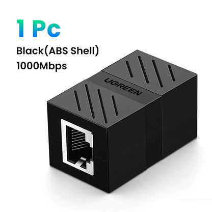 UGREEN Connecteur RJ45 Rallonge Réseau Ethernet pour Câble Ethernet Cat7 Cat6 Cat5e Adaptateur Gigabit Femelle à Femelle