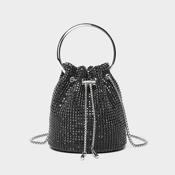 Diamond bucket bag for women