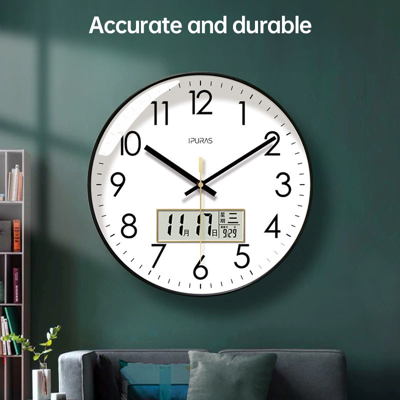 Electronic Calendar Wall Clock.