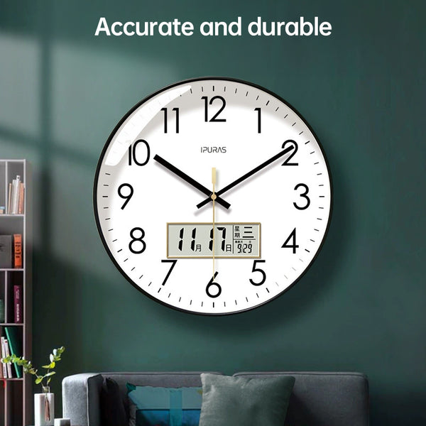 Electronic Calendar Wall Clock.