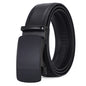 Men's high-end automatic buckle two-layer cowhide belt