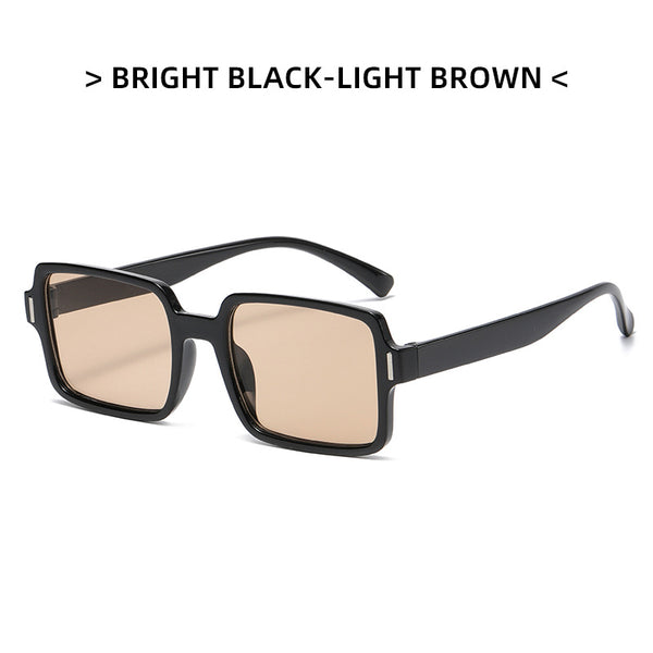 Lunettes de soleil carrées simples et tendance