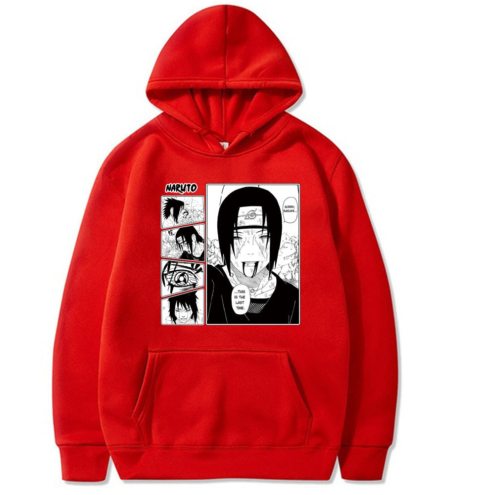 Naruto Naruto Itachi Hoodie with Velvet
