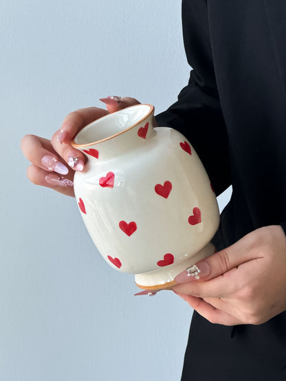 Hand-Painted Ceramic Vase