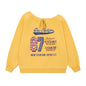 Hoodie Women's Autumn Loose Streetwear Casual Shoulder-Baring Long Sleeve Top