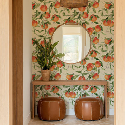 GIARDINA D'AMALFI CREAM WALLPAPER