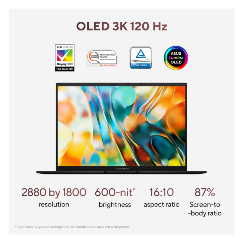 ASUS ZenBook 14 UM3406KA-PP005W OLED Windows 11 Home Laptop
