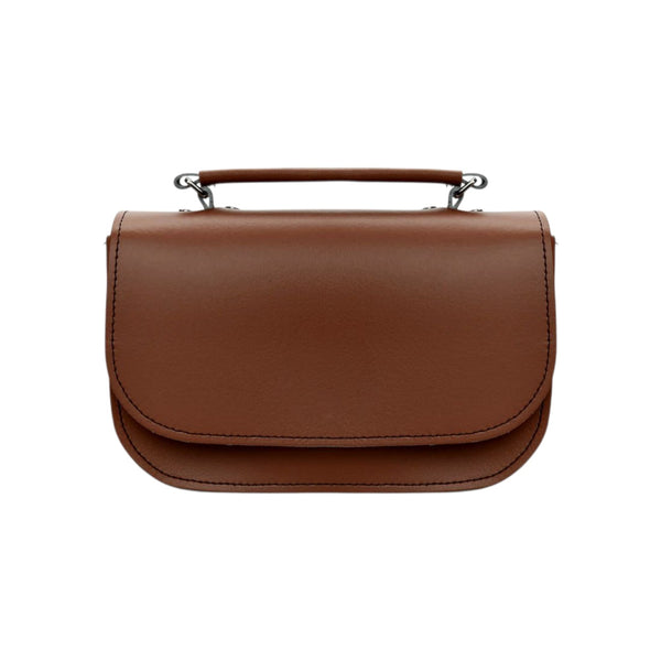 Aura Handmade Leather Bag - Chestnut