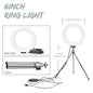 6 inch LED Photography Video Light Panel RGB Filters Lighting Photo Studio Lamp Kit For Shoot Live Streaming Ring Light Tripod