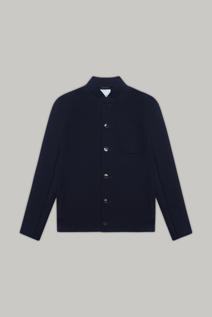 Aldgate Unlined Shacket - Navy Dx