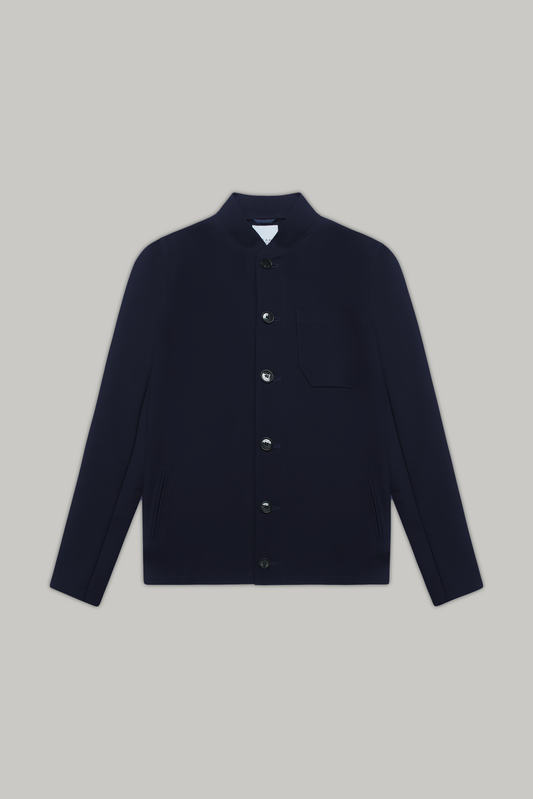 Aldgate Unlined Shacket - Navy Dx