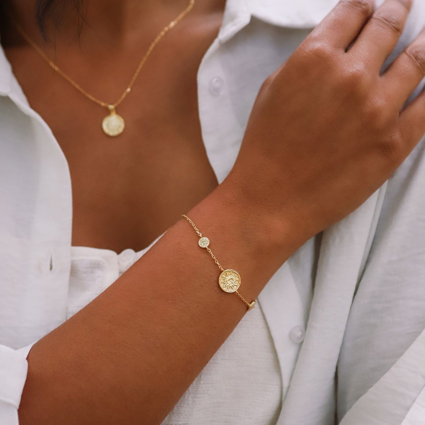 Bracelet Alena Soleil | Plaqué Or 18 carats