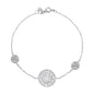 Alena Sun Coin Bracelet | 925 Sterling Silver