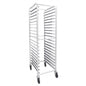 Aluminum Sheet Pan Rack Trolley - 20 Tier Trolley