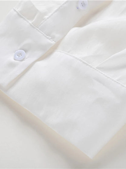 Women's Solid Casual Shirt - Long Sleeve