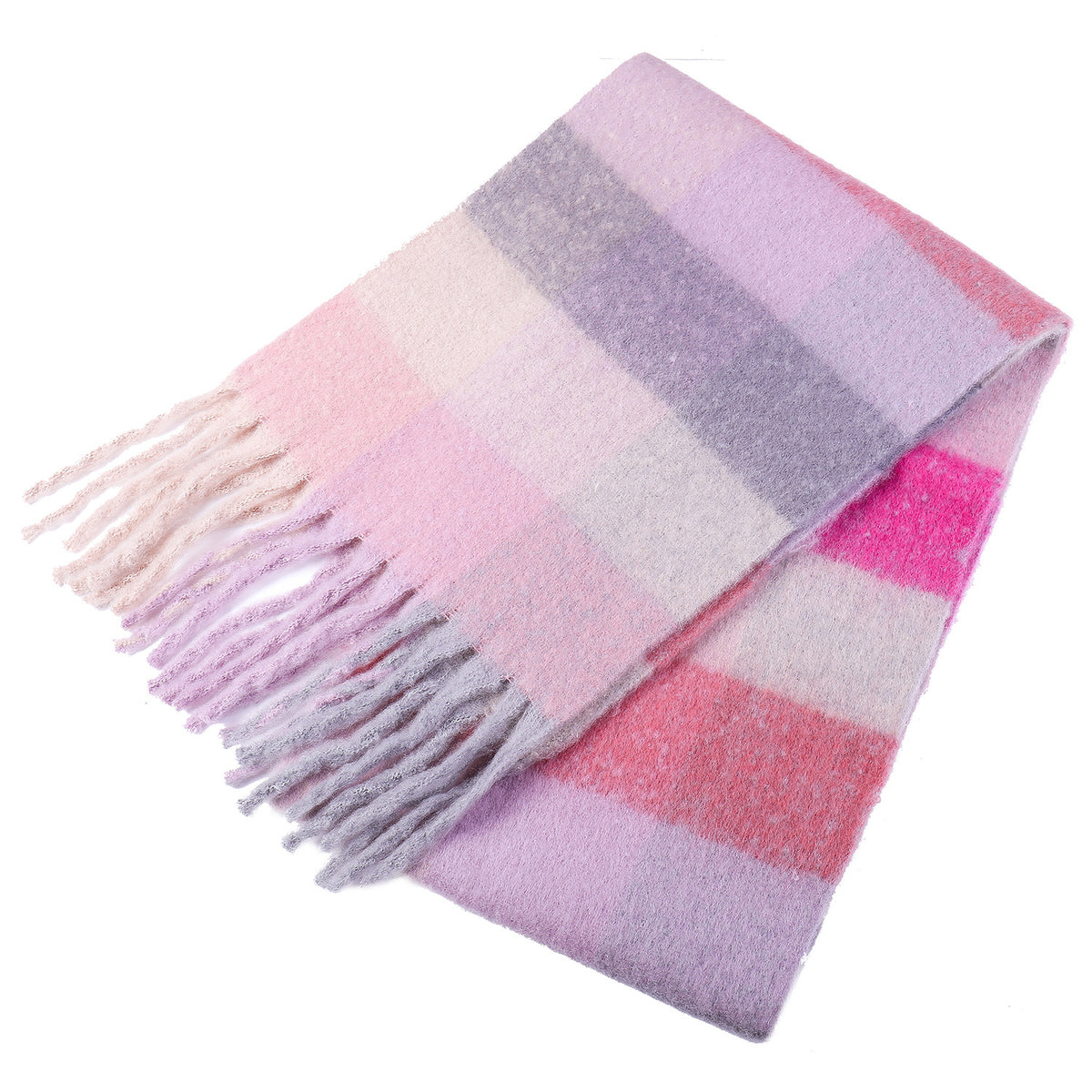 Women's leopard print tassel scarf - view 9