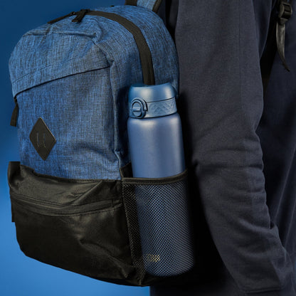 Leak Proof 1 Litre Thermal Water Bottle, Insulated, Ash Navy, 1L