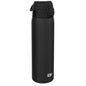 Leak Proof Slim Water Bottle, Stainless Steel, Black, 600ml (20oz)