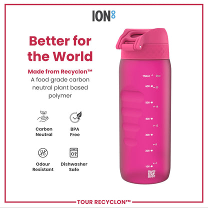 Bottle, Recyclon, Pink, 750ml