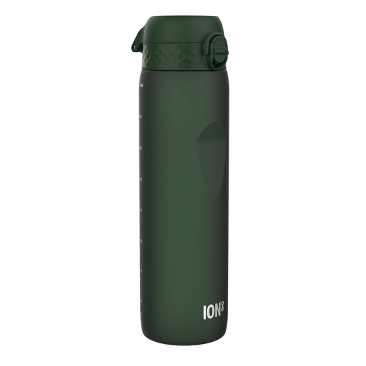 Leak Proof 1 litre Water Bottle, Recyclon, Dark Green, 1L