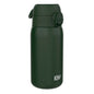 Leak Proof Kids Water Bottle, Stainless Steel, Dark Green, 400ml (13oz)