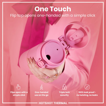 Insulated Steel, Travel Mug, Rose Bloom, 360ml