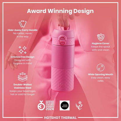 Insulated Steel, Travel Mug, Rose Bloom, 360ml