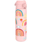 Leak Proof Slim Water Bottle, Stainless Steel, Rainbows, 600ml (20oz)
