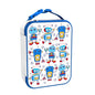 Kids Lunch Bag, Insulated, Robots, Medium