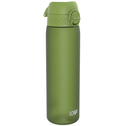 Leak Proof Slim Water Bottle, Recyclon, Khaki Green, 500ml (18oz)
