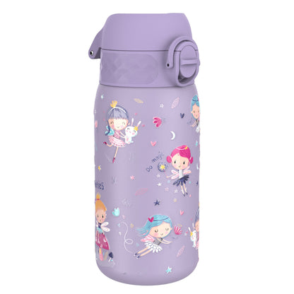 Leak Proof Kids Water Bottle, Stainless Steel, Fairies, 400ml (13oz)